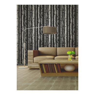 Brewster Home Fashions Distinctive Birch Tree Wallpaper
