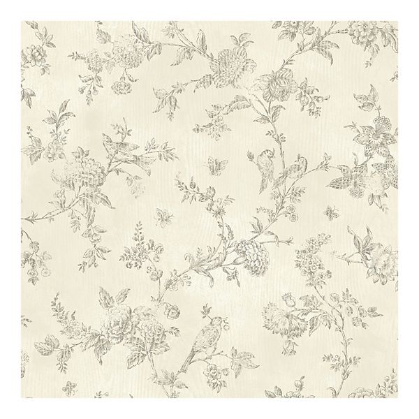 Brewster Home Fashions French Nightingale Trail Wallpaper