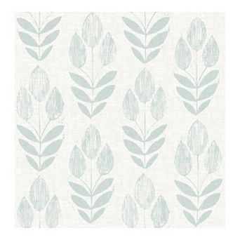 Brewster Home Fashions Garland Block Tulip Wallpaper