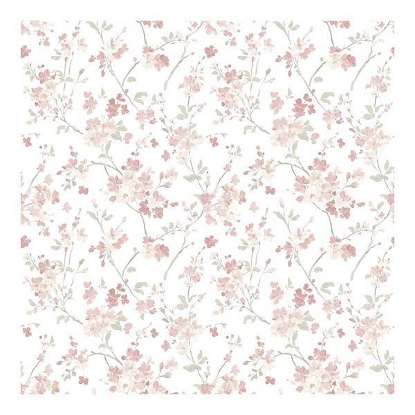 Brewster Home Fashions Glinda Floral Trail Wallpaper