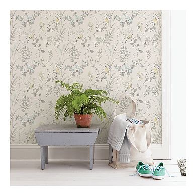 Brewster Home Fashions Imperial Garden Botanical Wallpaper