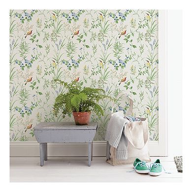 Brewster Home Fashions Imperial Garden Botanical Wallpaper