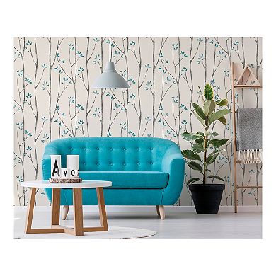Brewster Home Fashions Ingrid Scandi Tree Wallpaper