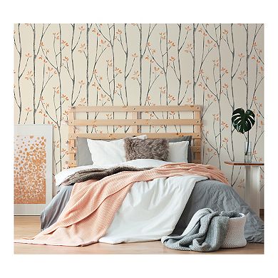 Brewster Home Fashions Ingrid Scandi Tree Wallpaper