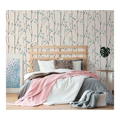 Brewster Home Fashions Ingrid Scandi Tree Wallpaper