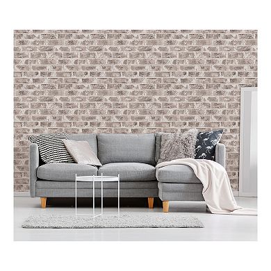 Brewster Home Fashions Jomax Warehouse Brick Wallpaper