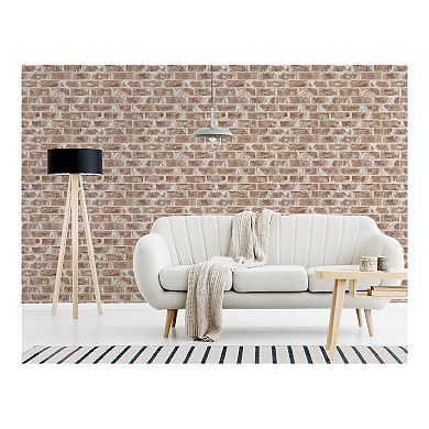 Brewster Home Fashions Jomax Warehouse Brick Wallpaper