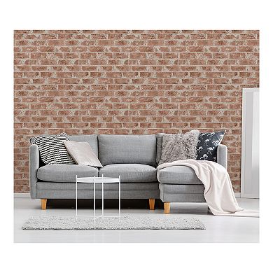 Brewster Home Fashions Jomax Warehouse Brick Wallpaper