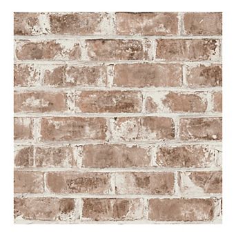 Brewster Home Fashions Jomax Warehouse Brick Wallpaper