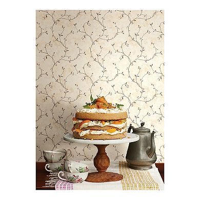 Brewster Home Fashions Kurt Tin Star Trail Wallpaper
