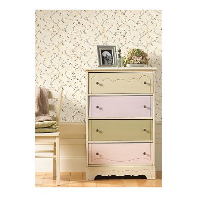 Brewster Home Fashions Kurt Tin Star Trail Wallpaper