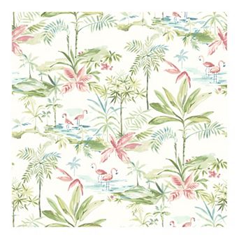 Brewster Home Fashions Lagoon Scenic Island Wallpaper