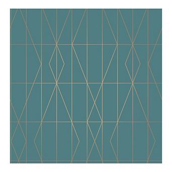 Brewster Home Fashions LeVeque Deco Diamond Geo Wallpaper