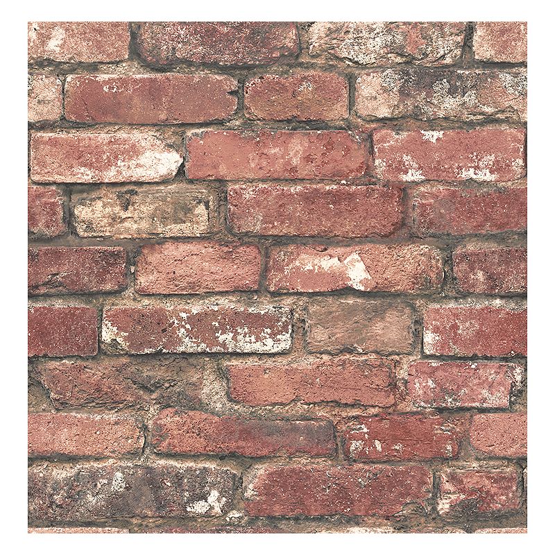 Brewster Home Fashions Loft Brick Wallpaper - 396" x 20.5" x 0.025"