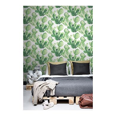 Brewster Home Fashions Mimi Cactus Wallpaper