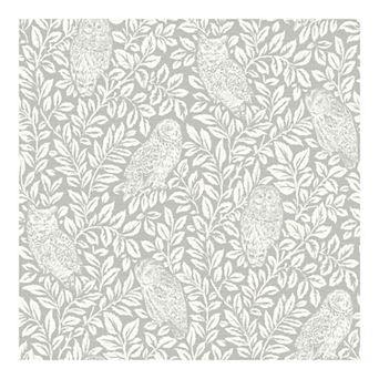 Brewster Home Fashions Parliament Owl Wallpaper