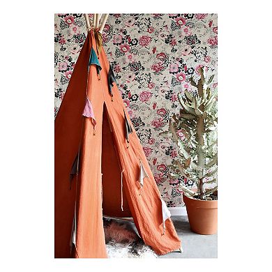 Brewster Home Fashions Penny Floral Wallpaper