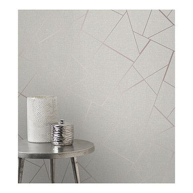Brewster Home Fashions Quartz Fractal Wallpaper