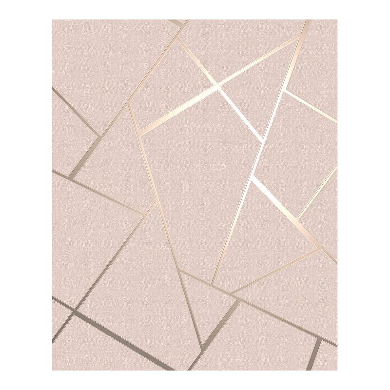 Brewster Home Fashions Quartz Fractal Wallpaper, Pink