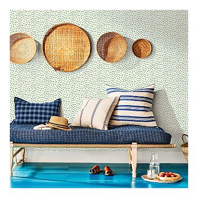 Brewster Home Fashions Sand Drips Painted Dots Wallpaper