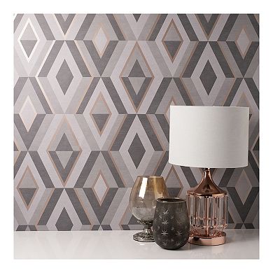 Brewster Home Fashions Shard Geometric Wallpaper