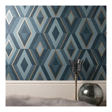 Brewster Home Fashions Shard Geometric Wallpaper