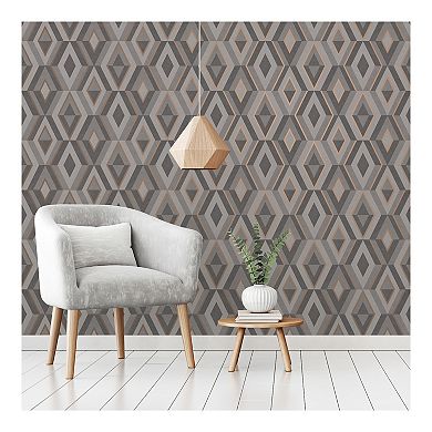 Brewster Home Fashions Shard Geometric Wallpaper