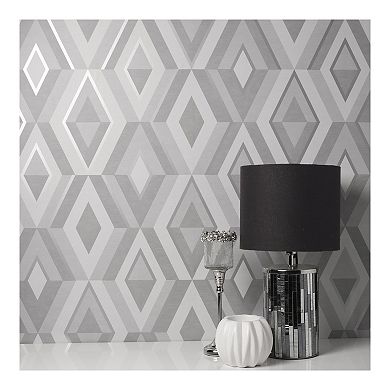 Brewster Home Fashions Shard Geometric Wallpaper