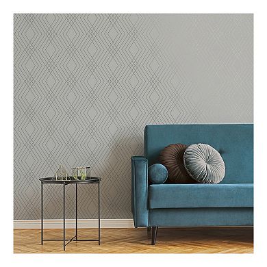 Brewster Home Fashions Shard Trellis Wallpaper