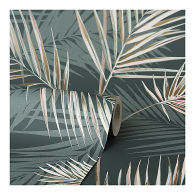 Brewster Home Fashions South Beach Fronds Wallpaper