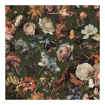 Brewster Home Fashions Zarinda Flowers Wallpaper