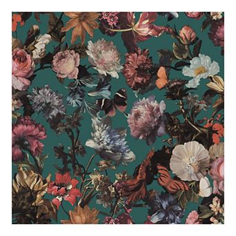 Brewster Home Fashions Zarinda Flowers Wallpaper