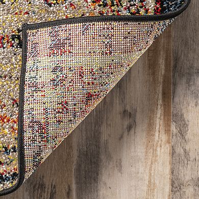 nuLoom Indoor/Outdoor Transitional Floral Jane Area Rug