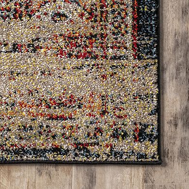 nuLoom Indoor/Outdoor Transitional Floral Jane Area Rug