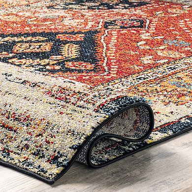 nuLoom Indoor/Outdoor Transitional Floral Jane Area Rug
