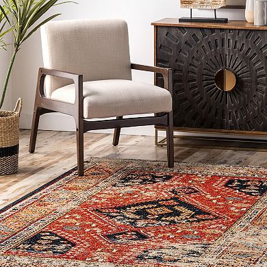 nuLoom Indoor/Outdoor Transitional Floral Jane Area Rug