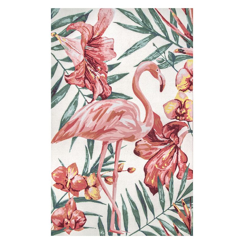 nuLoom Contemporary Floral Stephanie Area Rug, Multicolor, 8X10 Ft