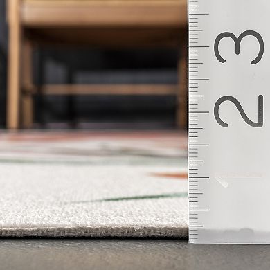 nuLoom Contemporary Floral Stephanie Area Rug