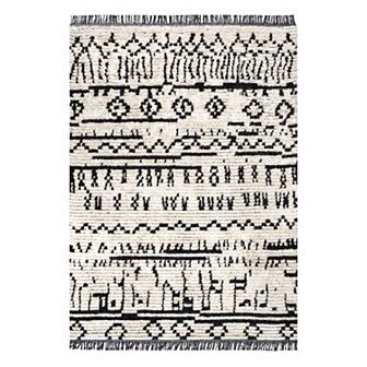 nuLoom Tessa Tribal Soft Shag Fringe Area Rug