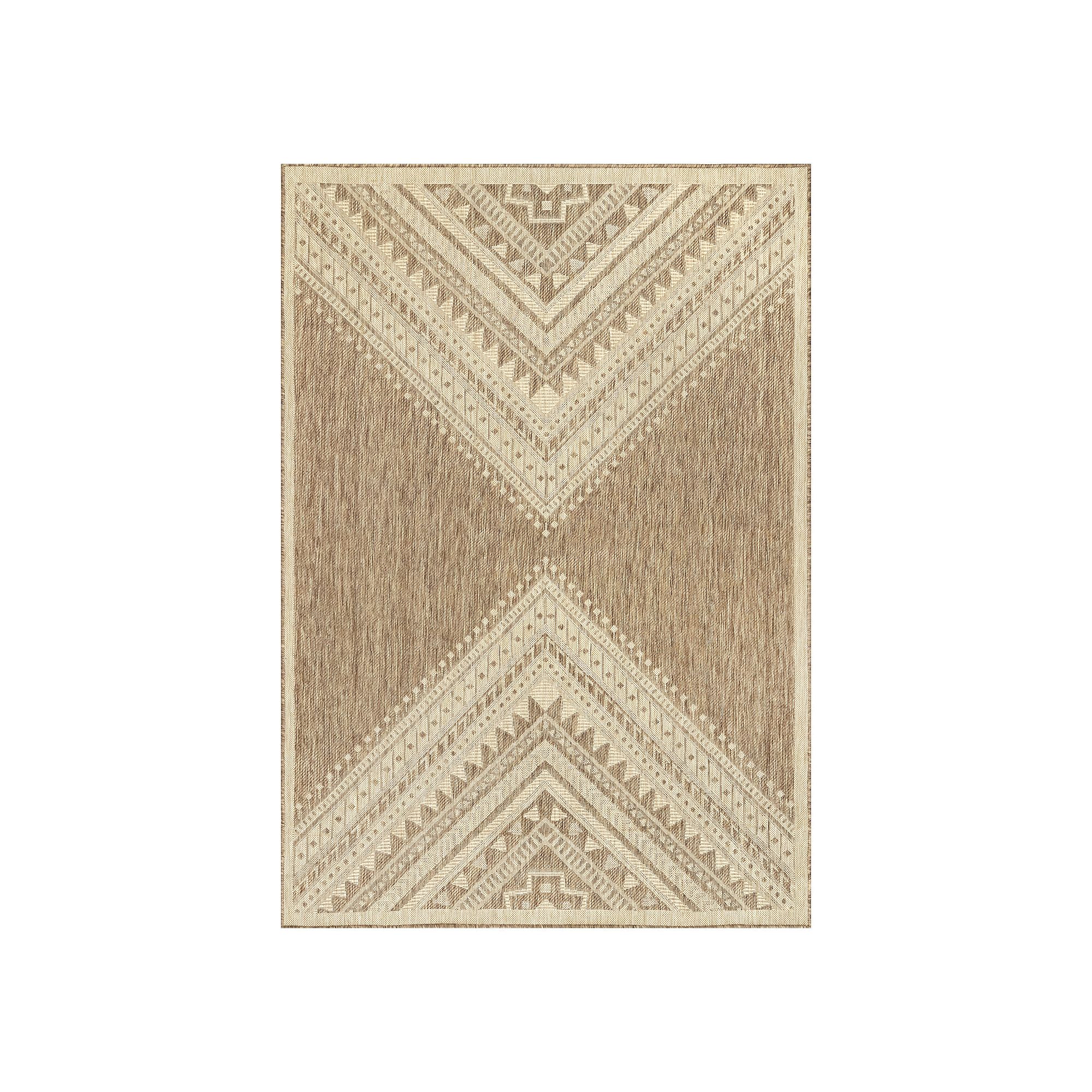 nuLoom Landry Aztec Indoor/Outdoor Area Rug, Beige
