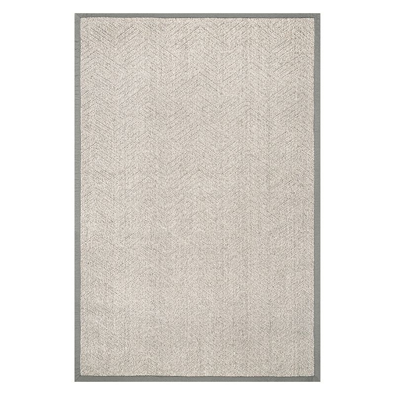 nuLoom Natural Textured Suzanne Area Rug, Black, 8X10 Ft