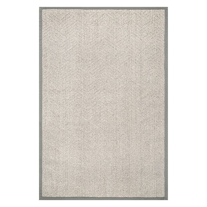 nuLoom Natural Textured Suzanne Area Rug, Black, 8X10 Ft