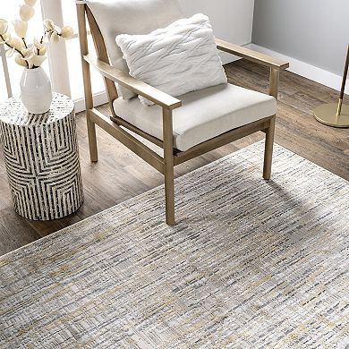 nuLoom Emersyn Contemporary Textured Abstract Crosshatch Area Rug