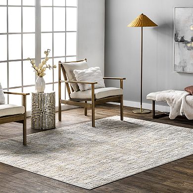 nuLoom Emersyn Contemporary Textured Abstract Crosshatch Area Rug