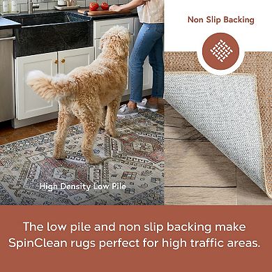 nuLoom Elin Moroccan Border Easy-Jute Machine Washable Area Rug