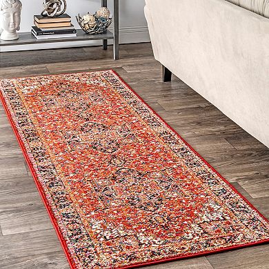 nuLoom Indoor/Outdoor Transitional Emblem Patrice Area Rug