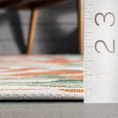 nuLoom Contemporary Floral Janice Area Rug