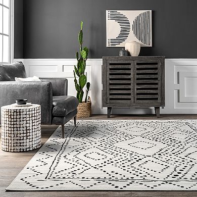 nuLoom Mila Moroccan Diamond Trellis Area Rug