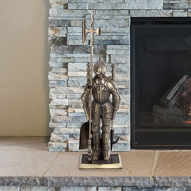 Lavish Home Medieval Knight Fireplace Tool 3-piece Set