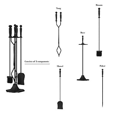 Lavish Home Fireplace Tools 5-piece Set 